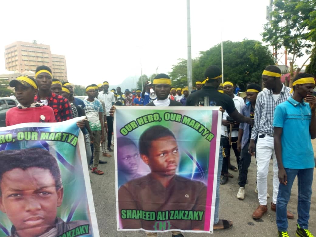  free zakzaky protest in Abuja on thurs 4th july 2019